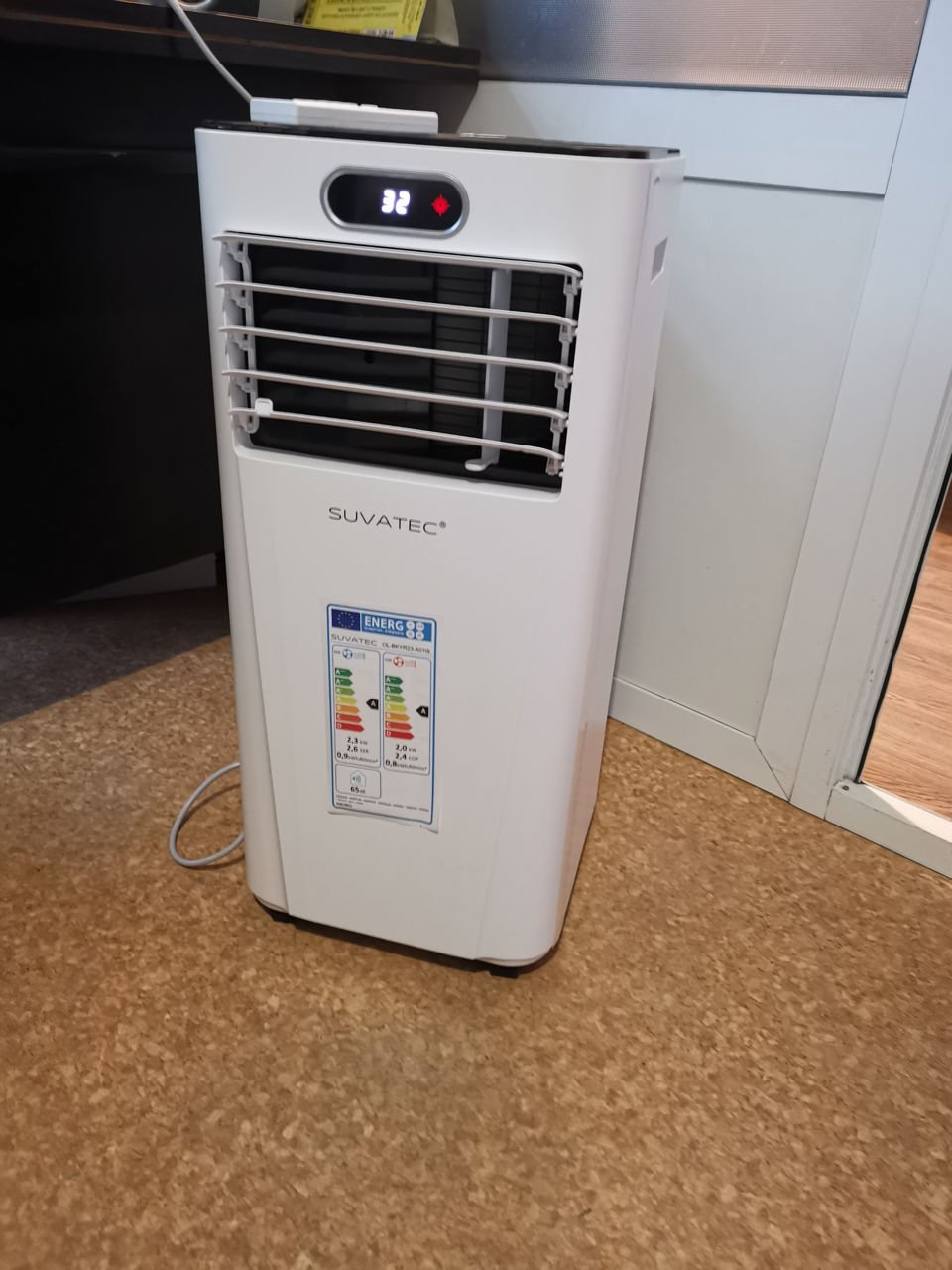 Aer condiționat portabil SUVATEC 8000 BTU Wi-Fi, 4 în 1 (până la 30 m²)