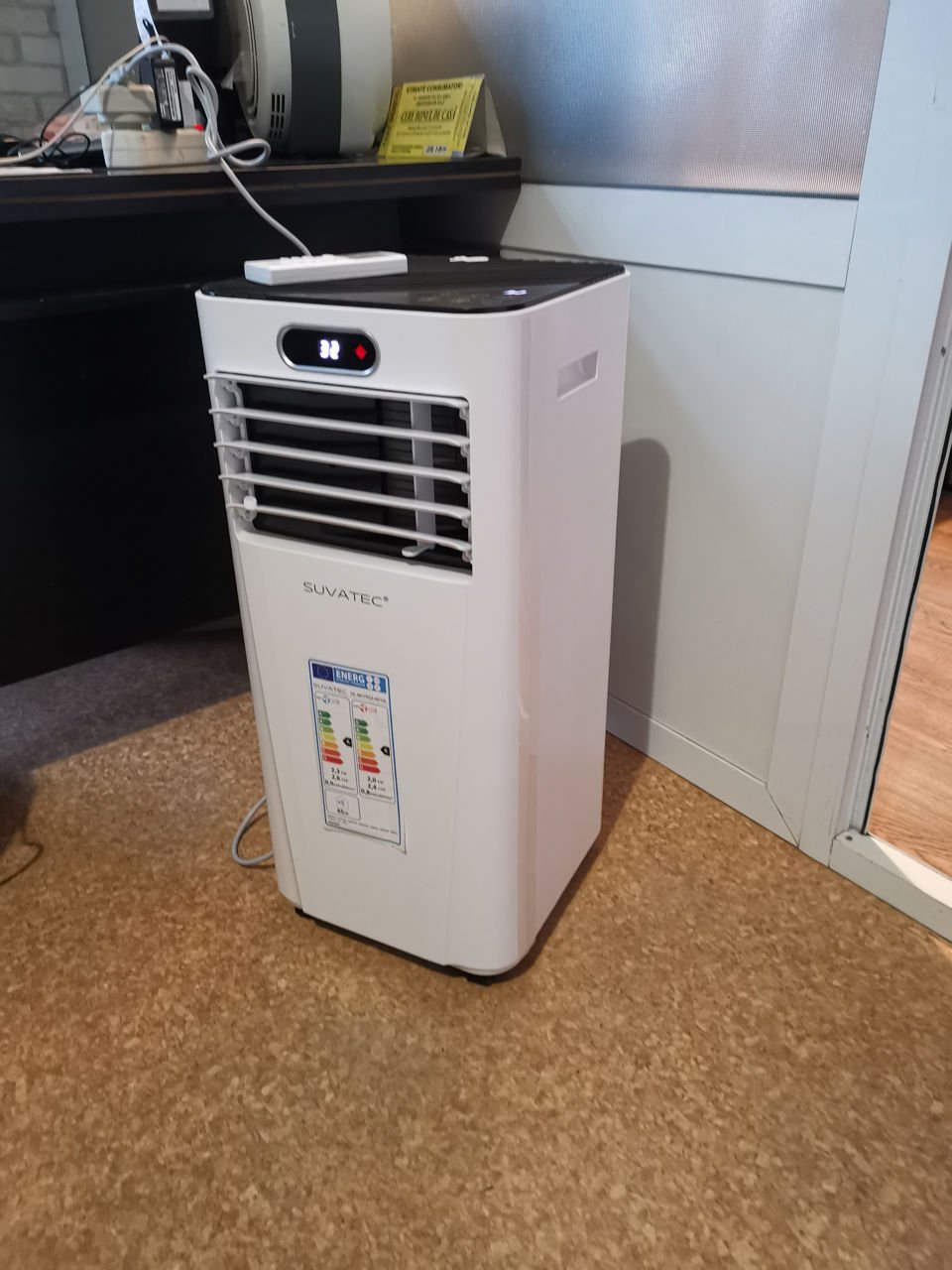 Aer condiționat portabil SUVATEC 8000 BTU Wi-Fi, 4 în 1 (până la 30 m²)
