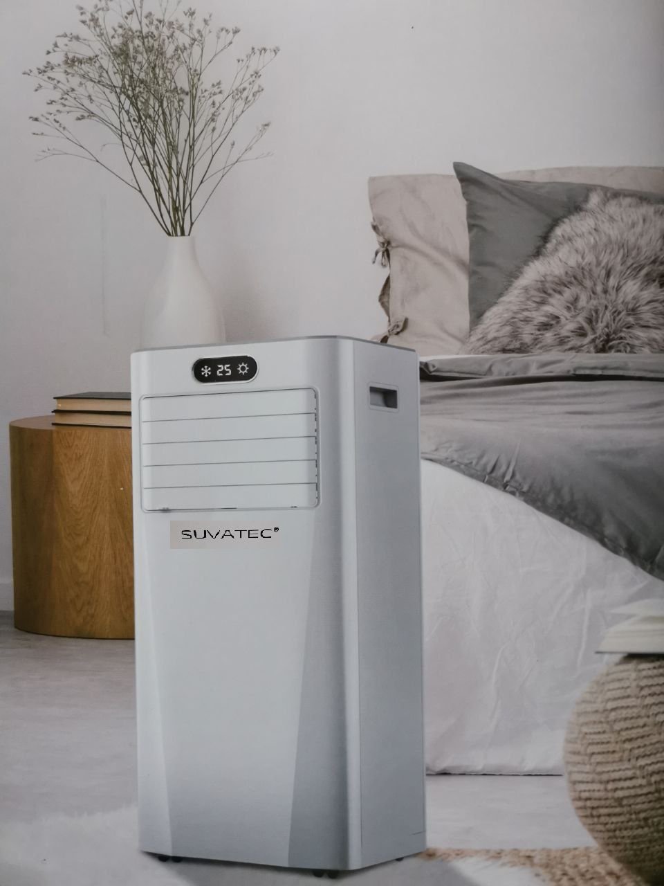 Aer condiționat portabil SUVATEC 8000 BTU Wi-Fi, 4 în 1 (până la 30 m²)